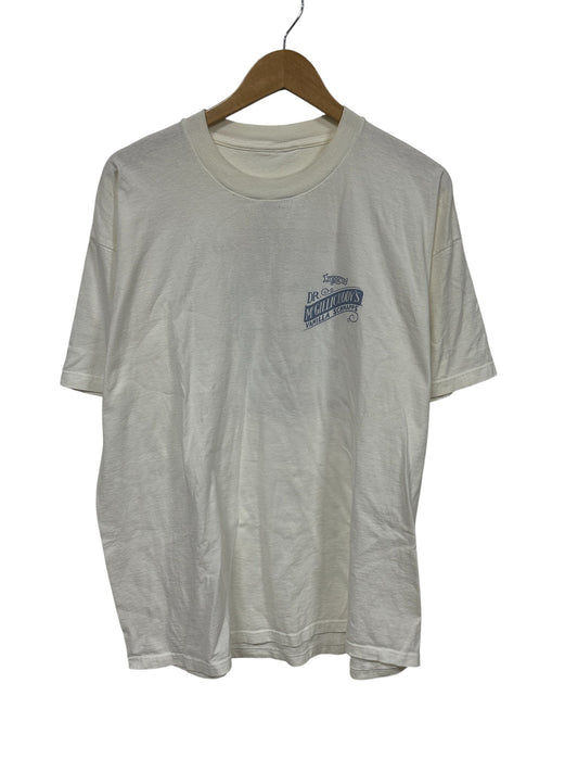 Vintage 90's Dr. McGillicuddy's Vanilla Philosophy Liquor Tee Size Large