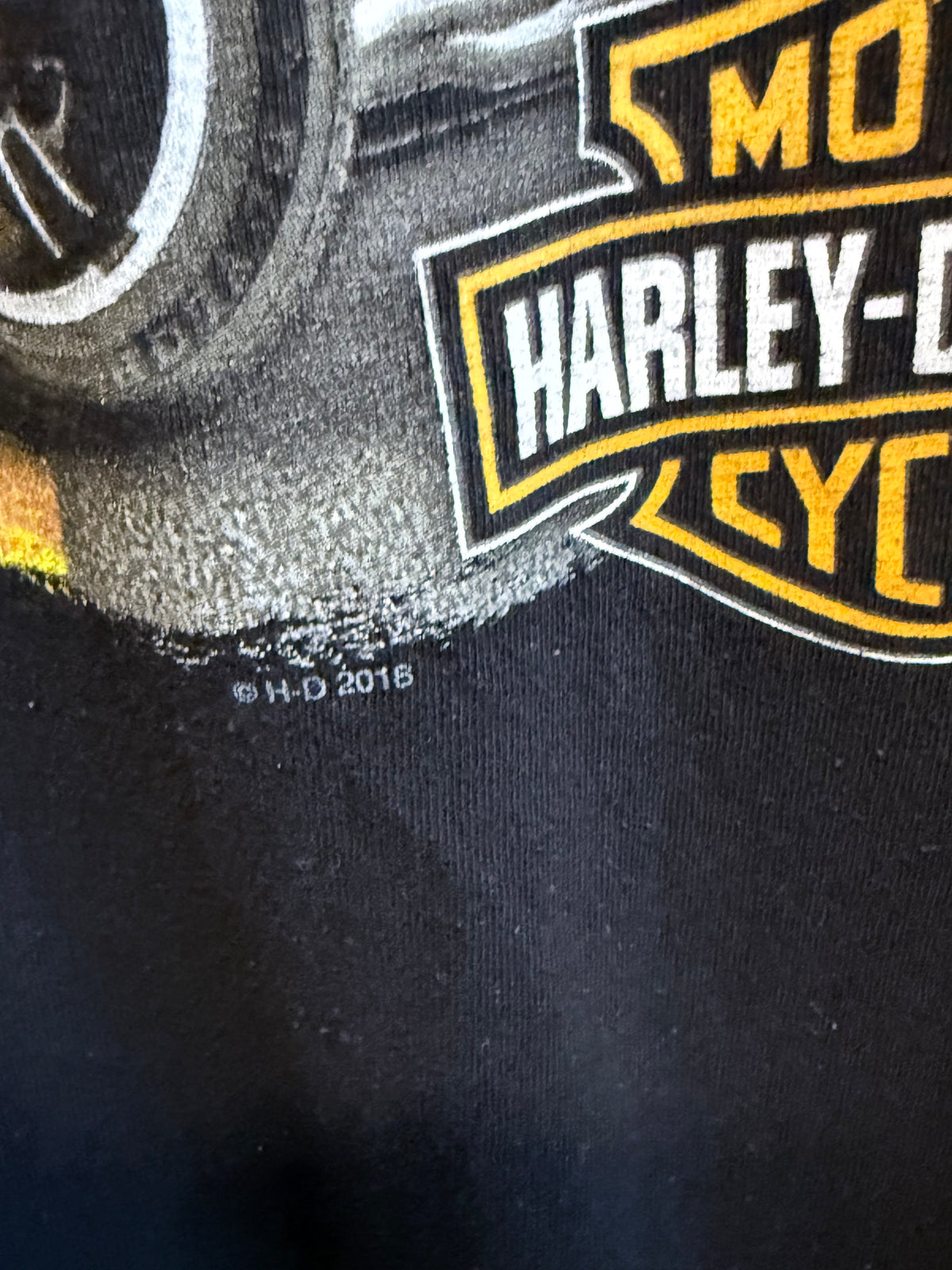 Harley Davidson Eagle Motorcycle Biker Graphic Tee Size XL