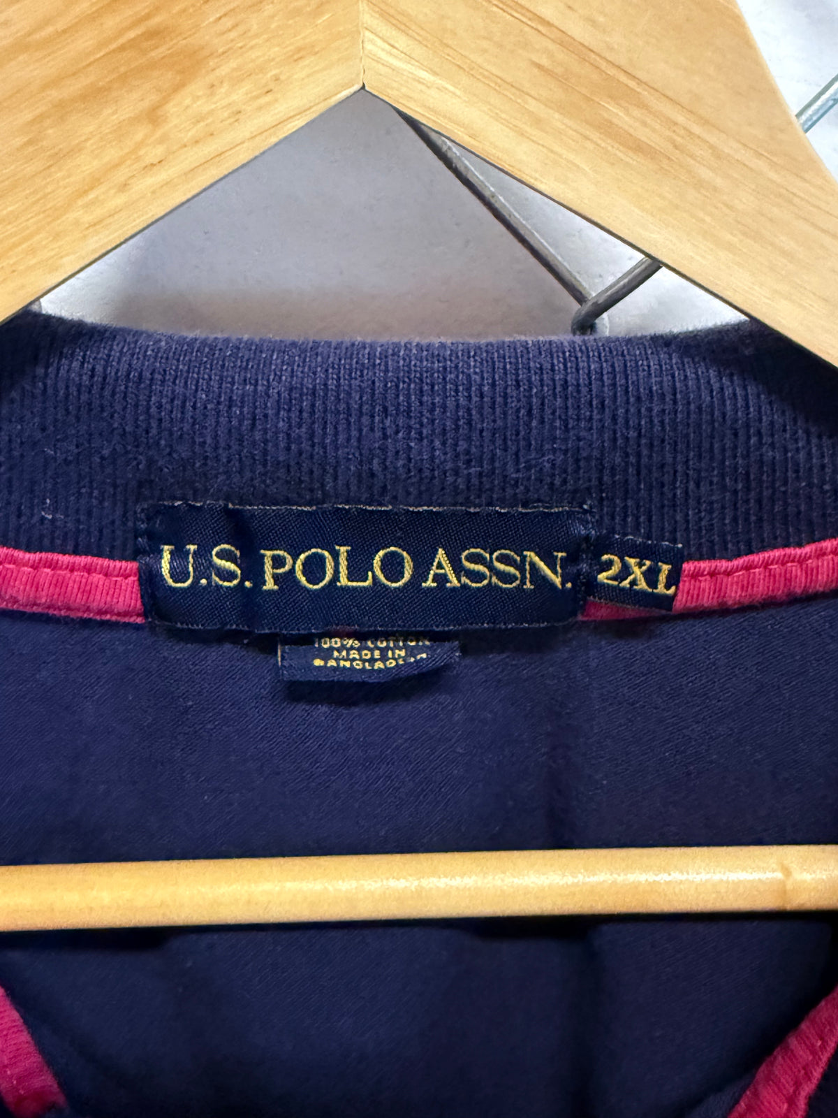 US Polo ASSN Big Pony Blue Polo Shirt Size XXL