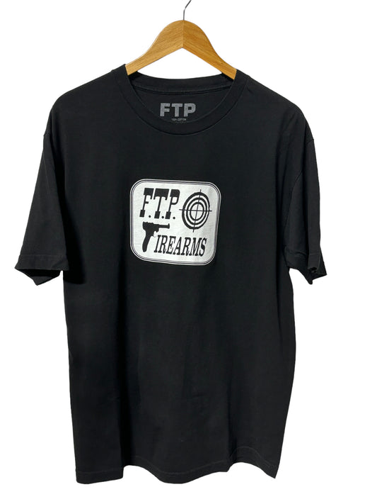 FTP Firearms Target Graphic Tee Black Size Large