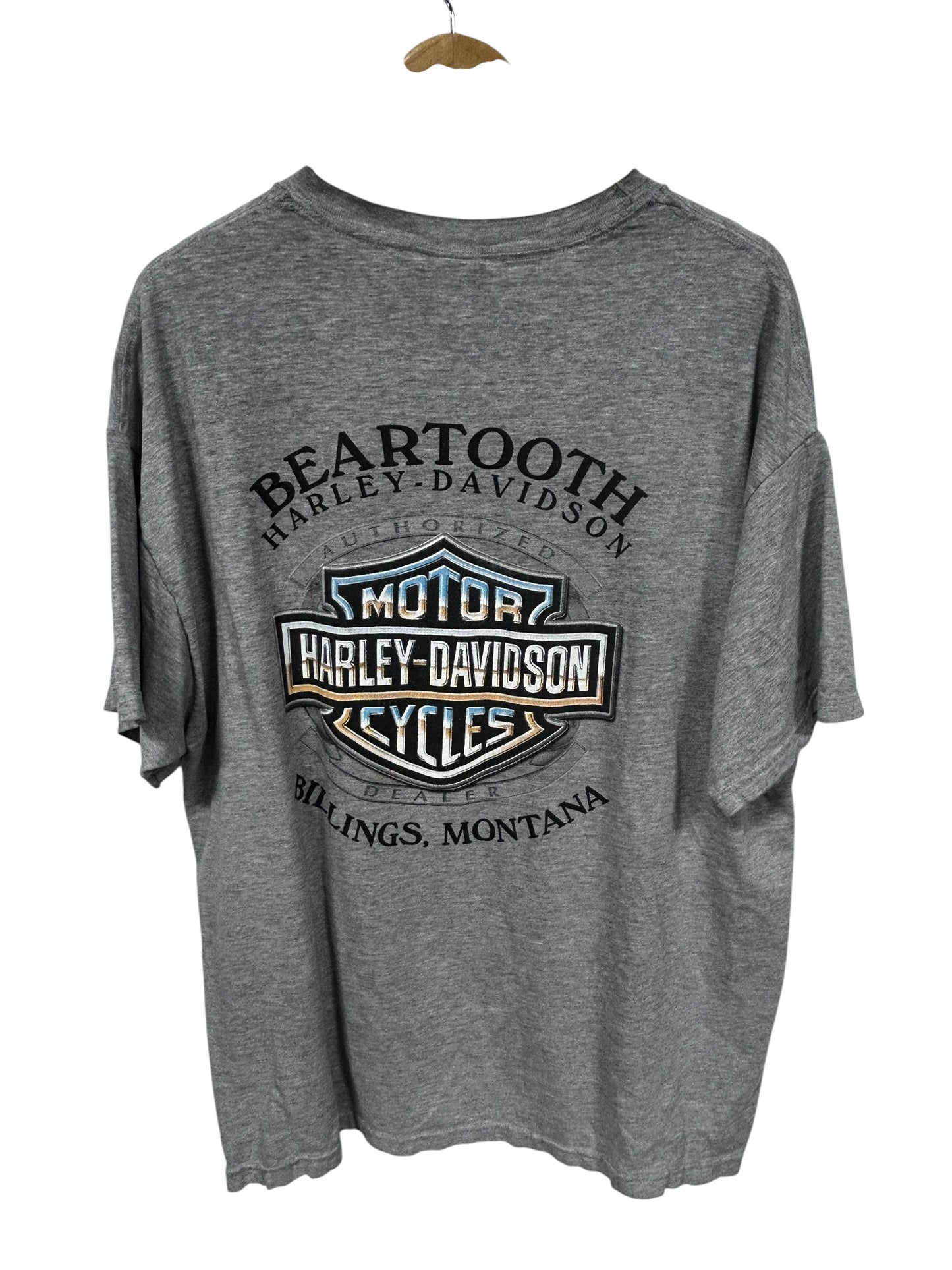 Harley Davidson Longer Lasting Custom Paint Biker Graphic Tee Size XL