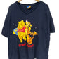 Vintage Winnie the Pooh Great Friends V Neck Sleep Shirt Size XL