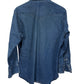 Vintage Wrangler Pearl Snap Denim Button Up Western Shirt Size Large