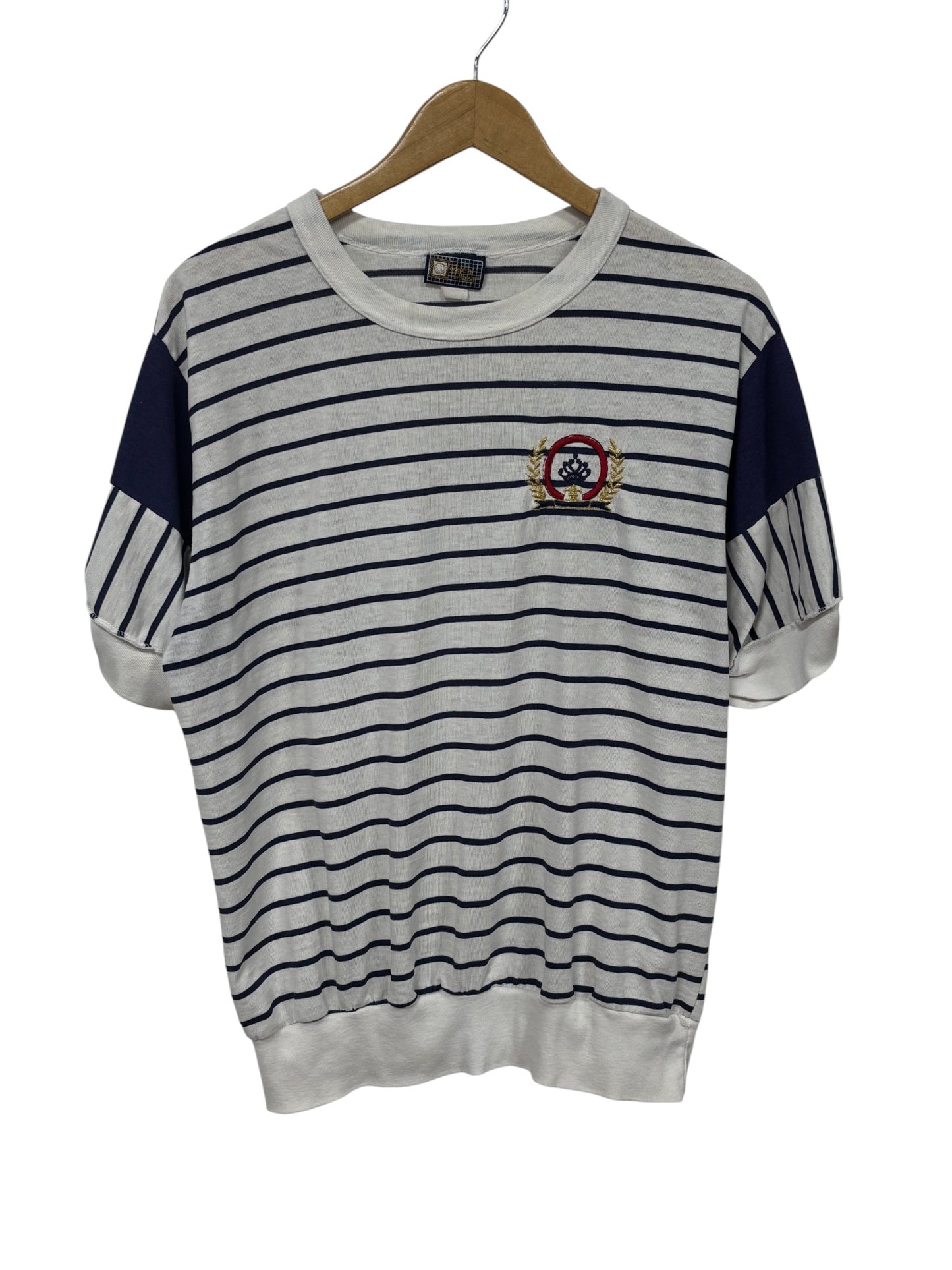 Vintage 90's Golden Plaza Striped Tee Size Medium