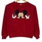 Vintage 90's Disney Youth Mickey Mouse Cartoon Sweater Size Large