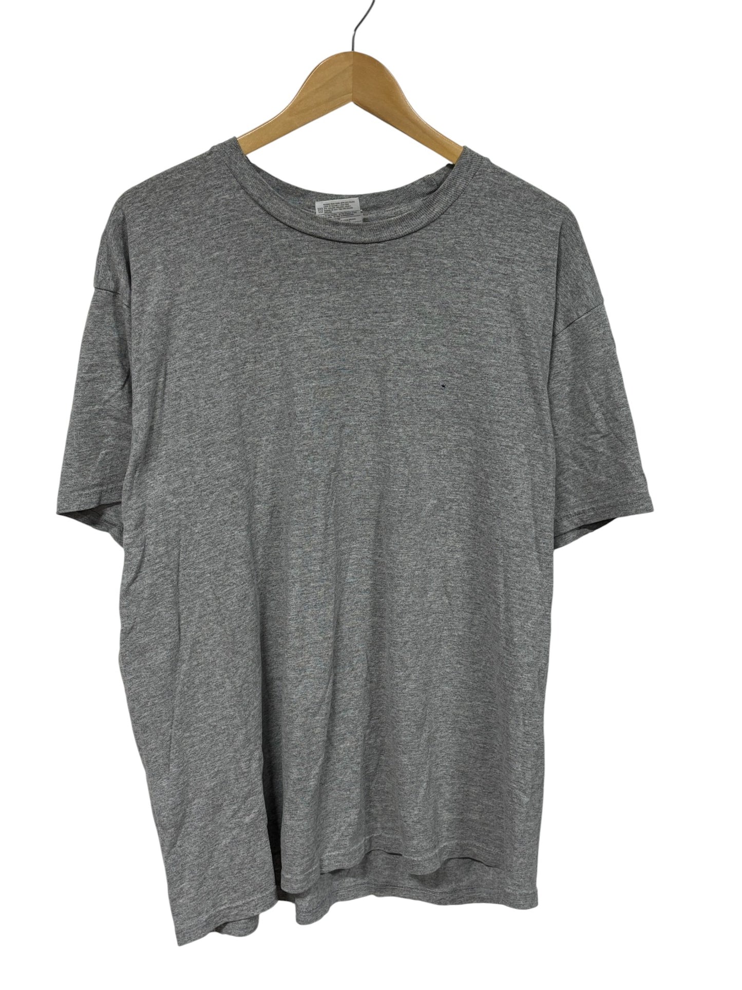 Vintage Nike Grey Blank Back Swoosh Tee Size XL