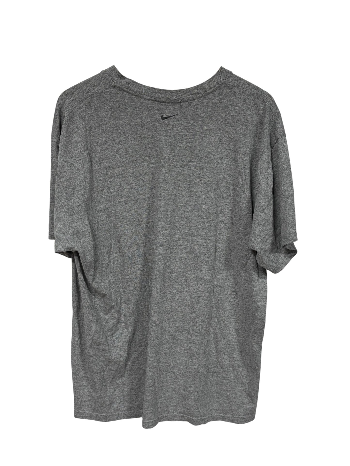 Vintage Nike Grey Blank Back Swoosh Tee Size XL