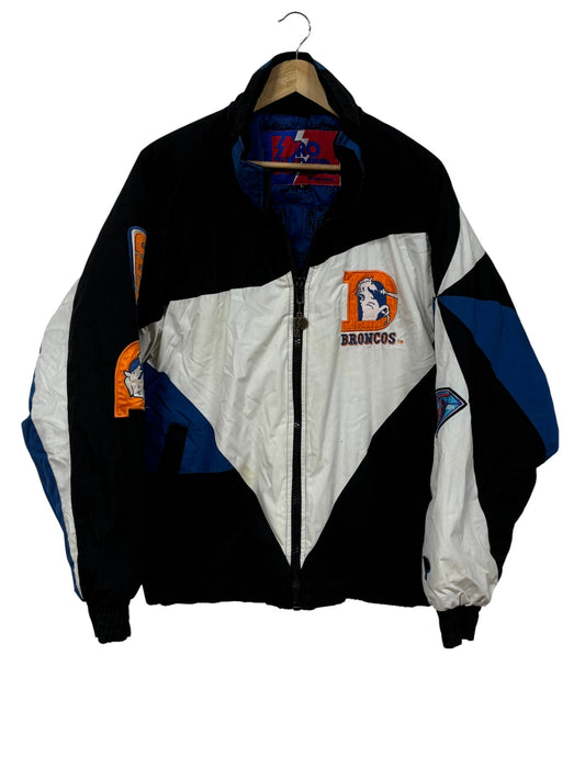 Vintage 90's Pro Player Denver Broncos NFL Puffer Jacket Size Large