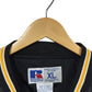 Vintage 90's Russell Athletic Black Yellow Pullover Jacket Size XL