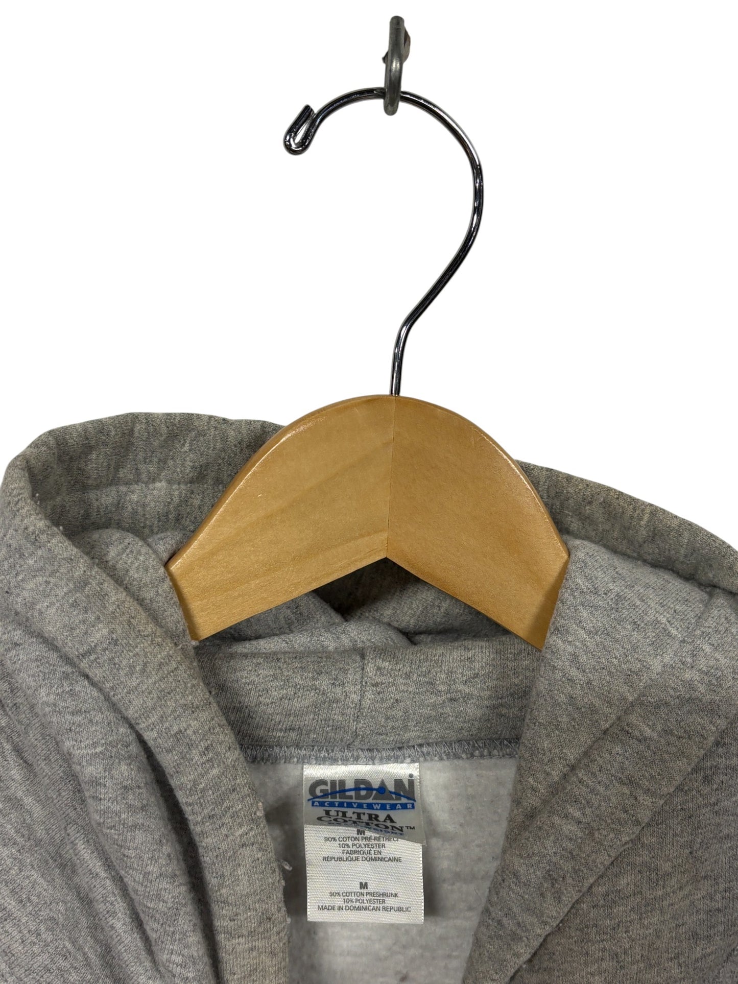 Vintage Y2K Fraternity Homecoming Grey Hoodie Size Medium