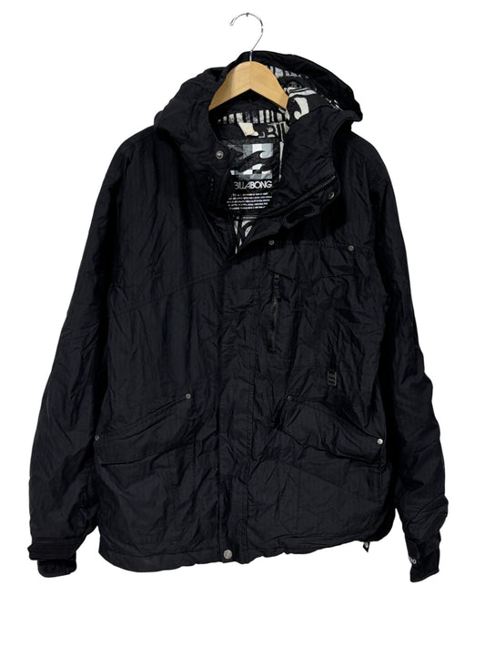 Vintage Y2K Billabong Black Zip Up Jacket Size Medium