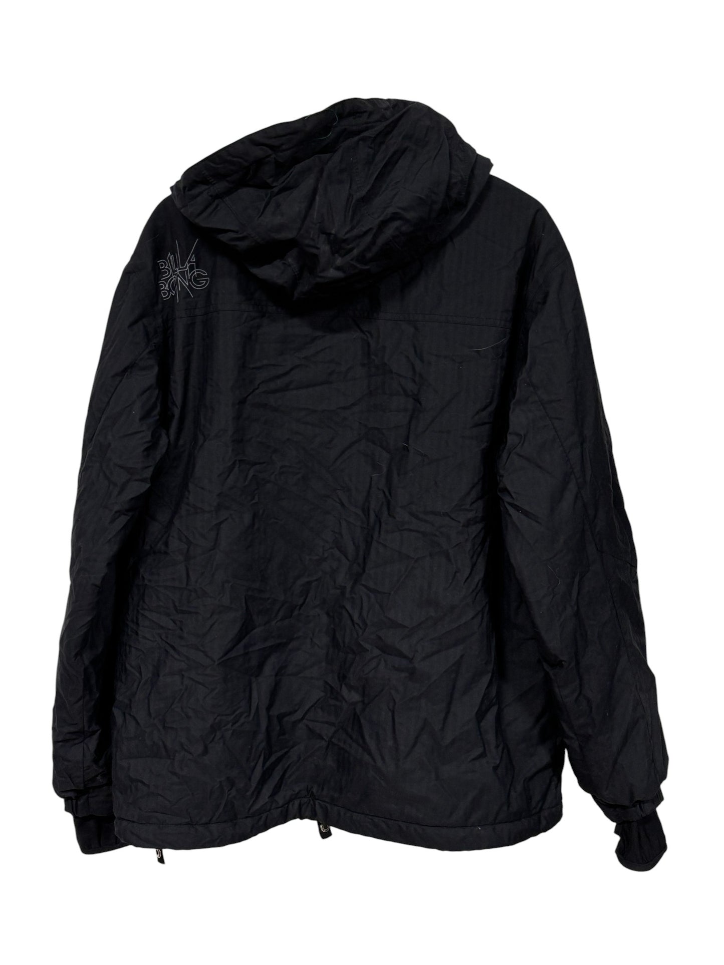 Vintage Y2K Billabong Black Zip Up Jacket Size Medium