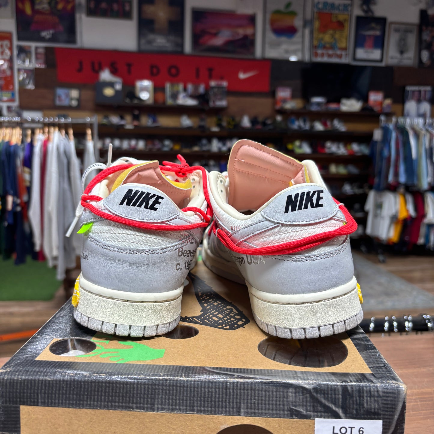 Nike Dunk Low 'Off White Lot 06' Size 10.5