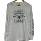 Harley Davidson Grab Life by the Bars Biker Long Sleeve Shirt Size Large