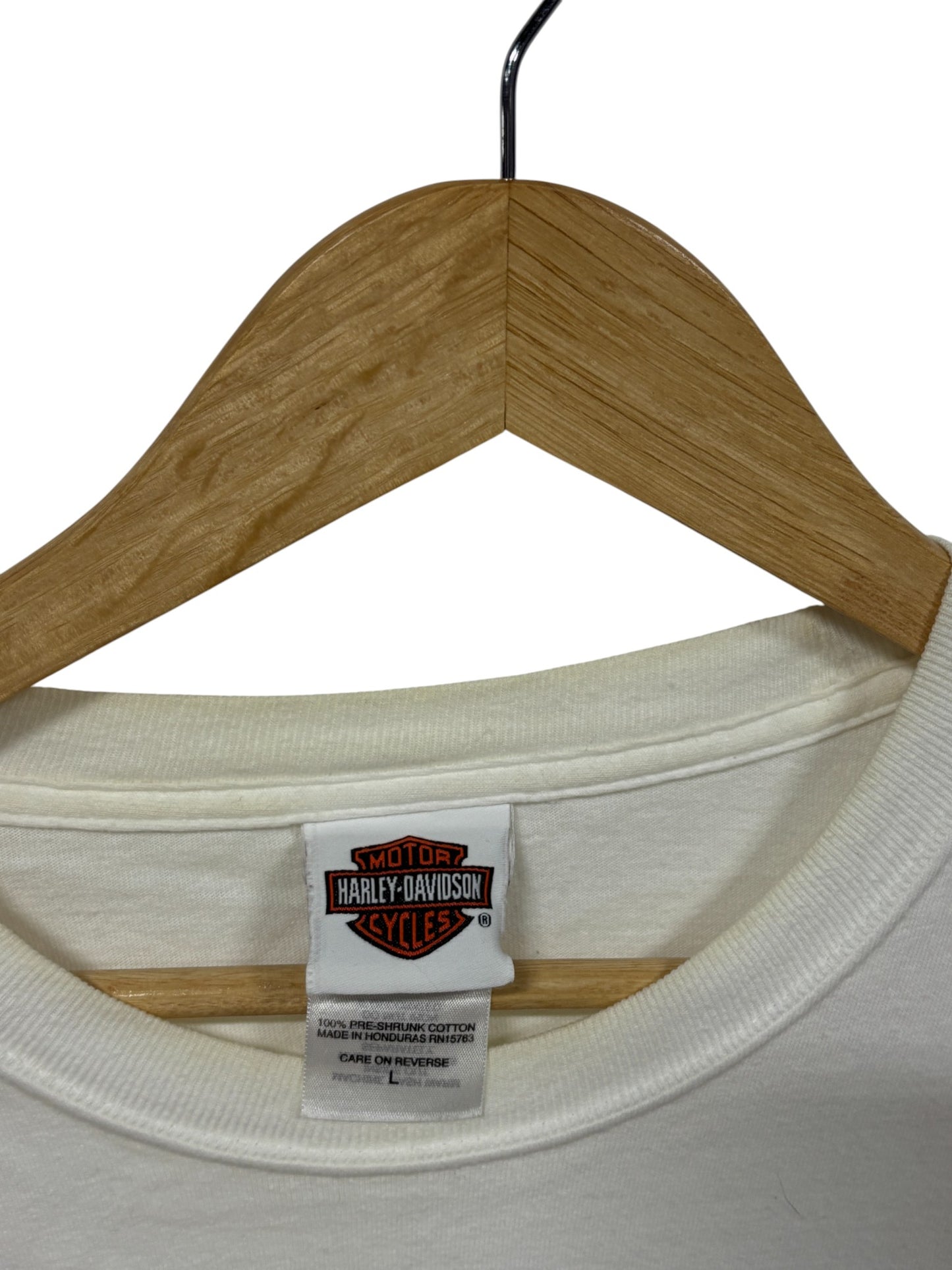 Harley Davidson Grab Life by the Bars Biker Long Sleeve Shirt Size Large