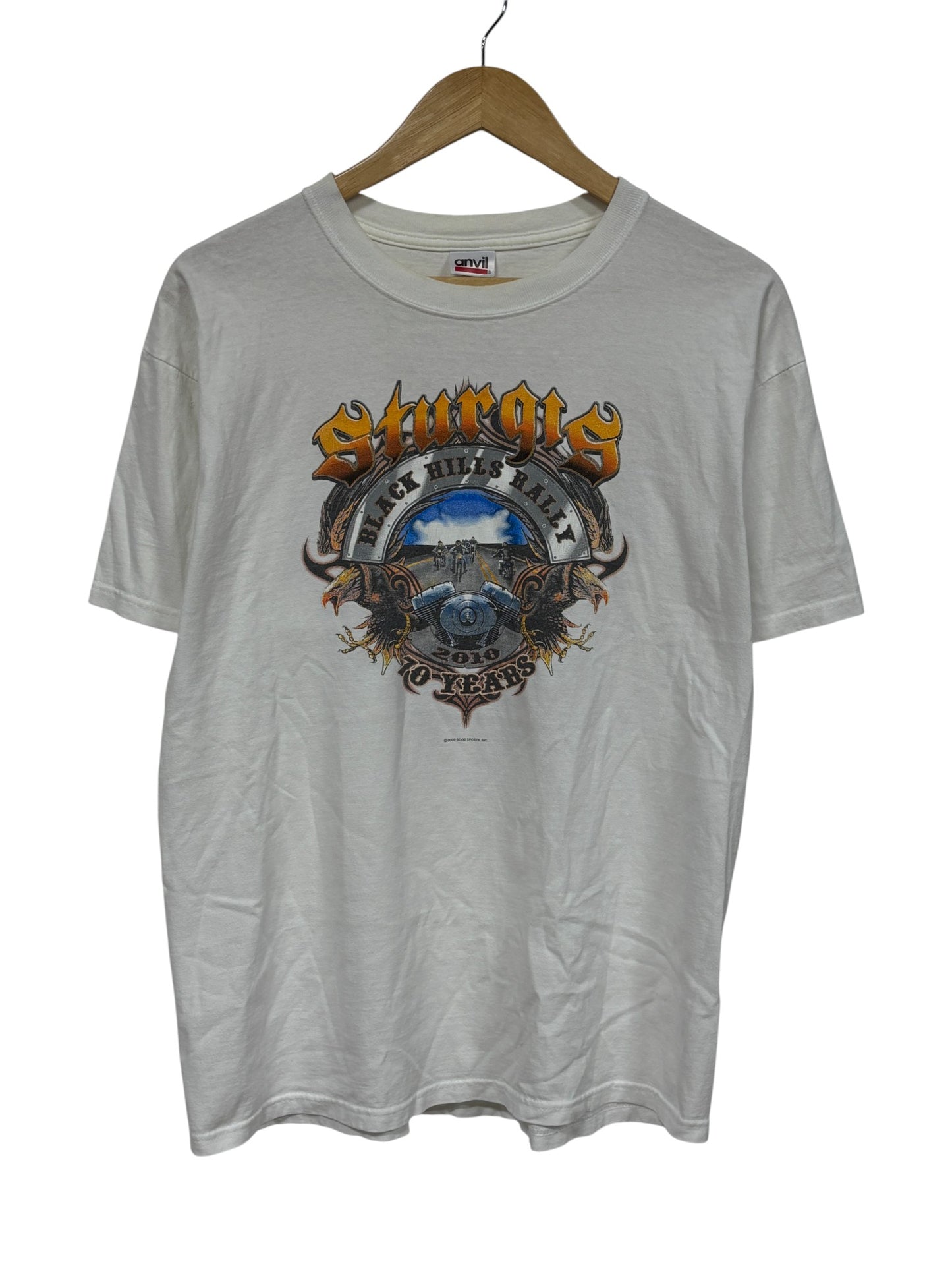 Harley Davidson Sturgis Black Hills Rally Biker Tee Size Large