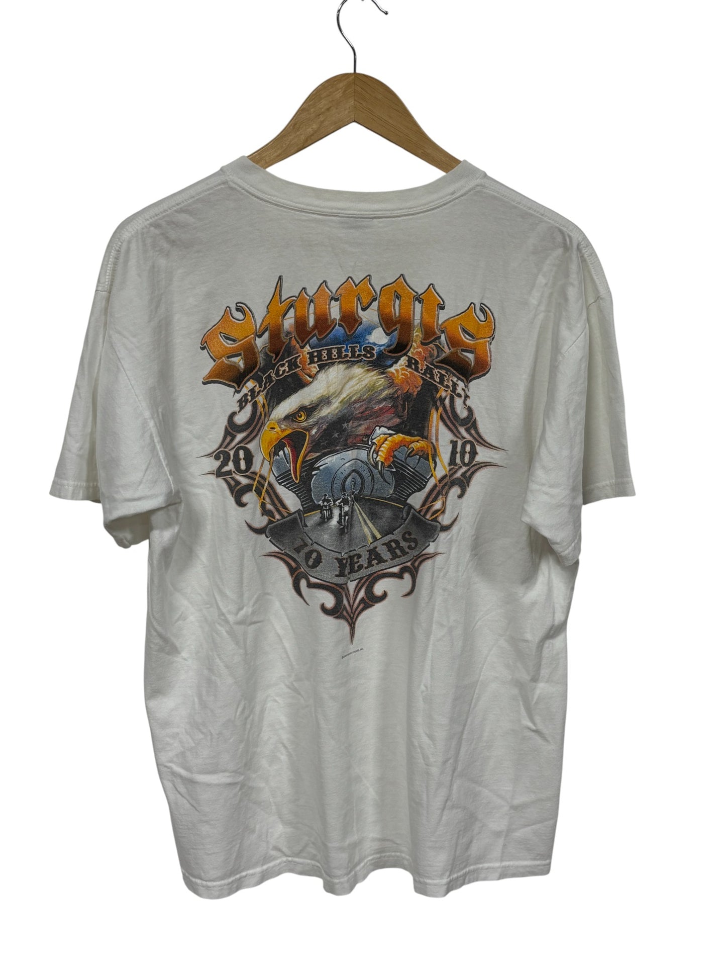 Harley Davidson Sturgis Black Hills Rally Biker Tee Size Large