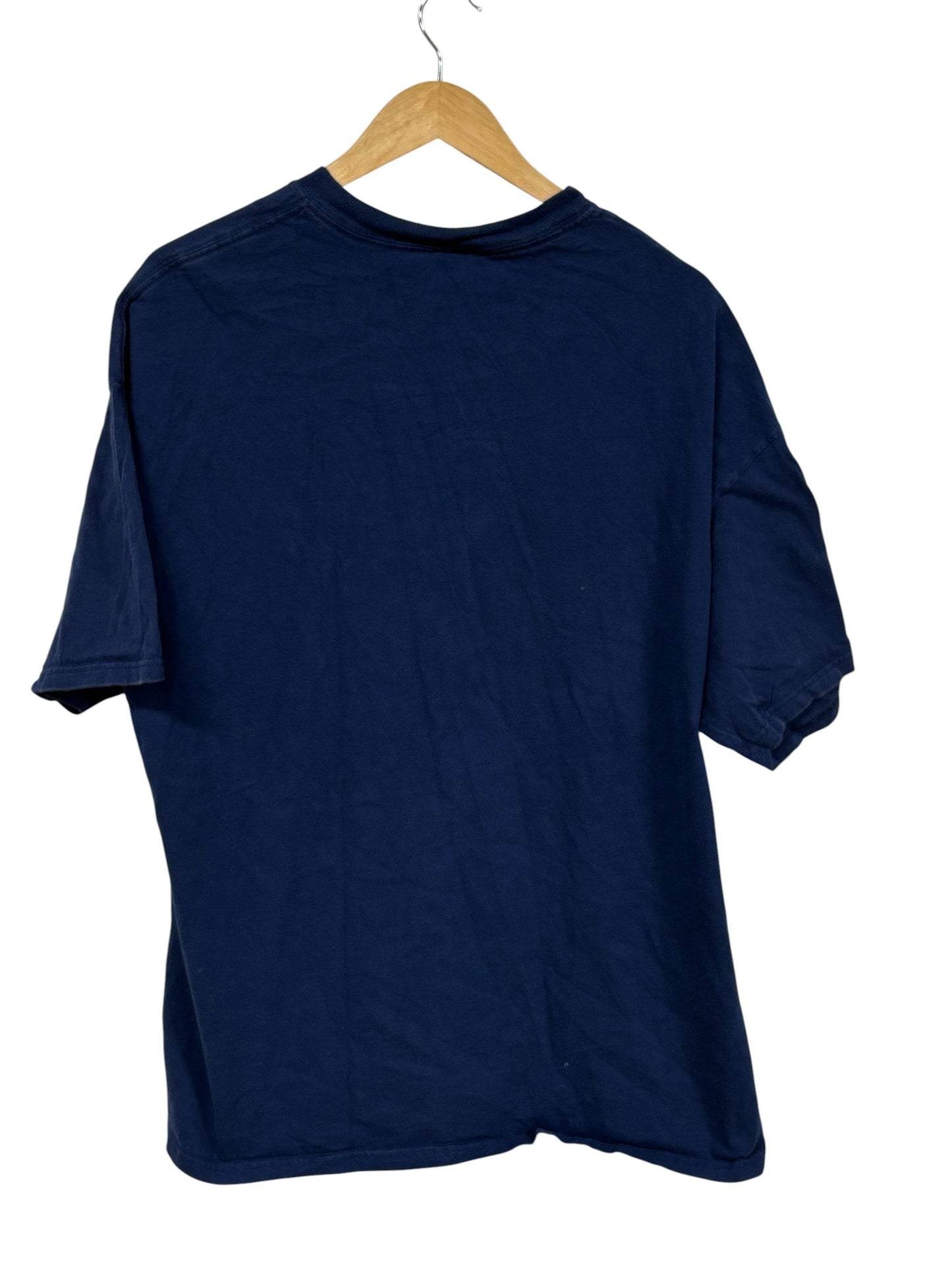 Vintage Hanes Navy Blue Blank Tee Size XXL
