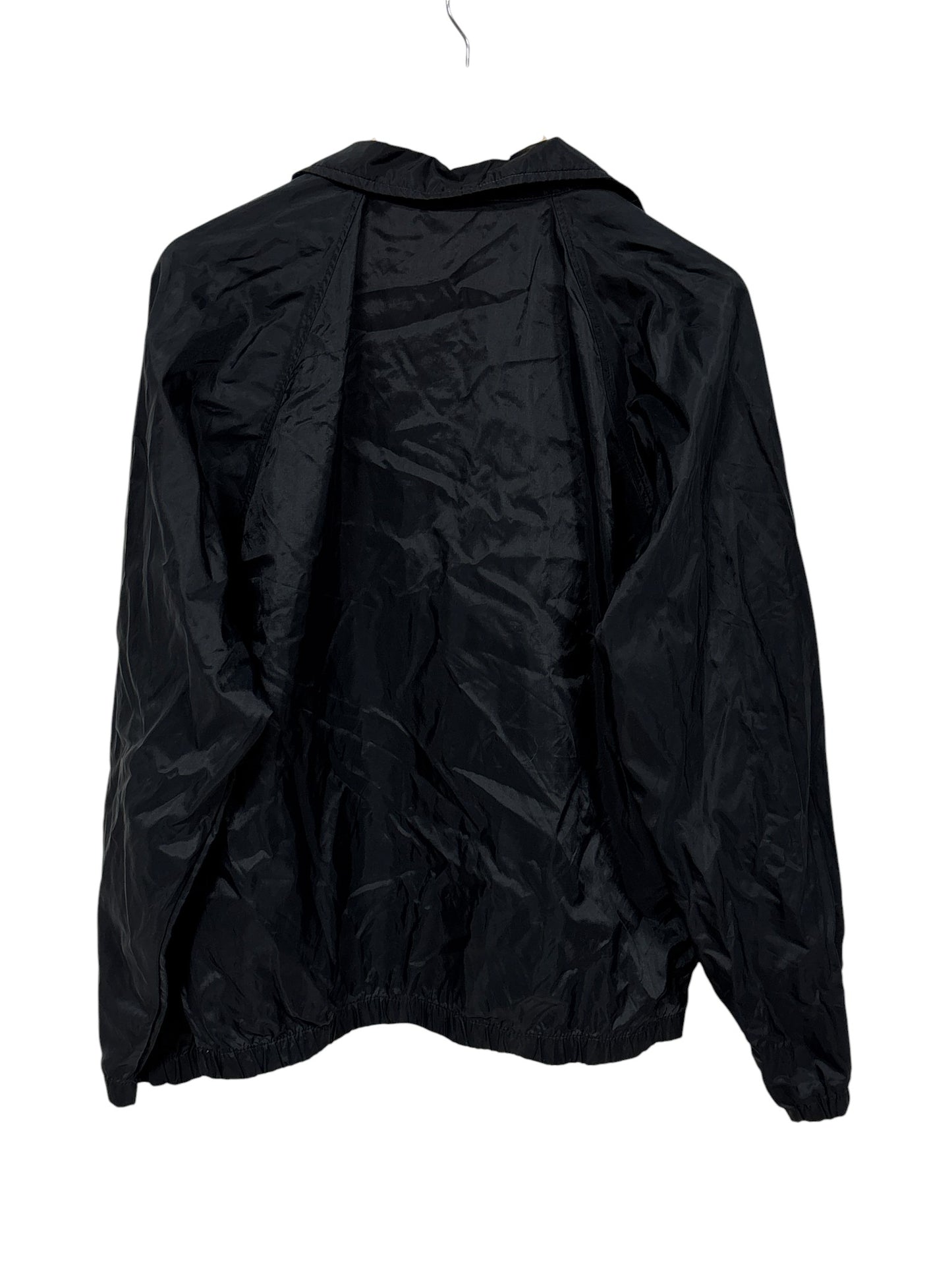 Vintage 80's Avia Black Purple Half Zip Windbreaker Jacket Size Large