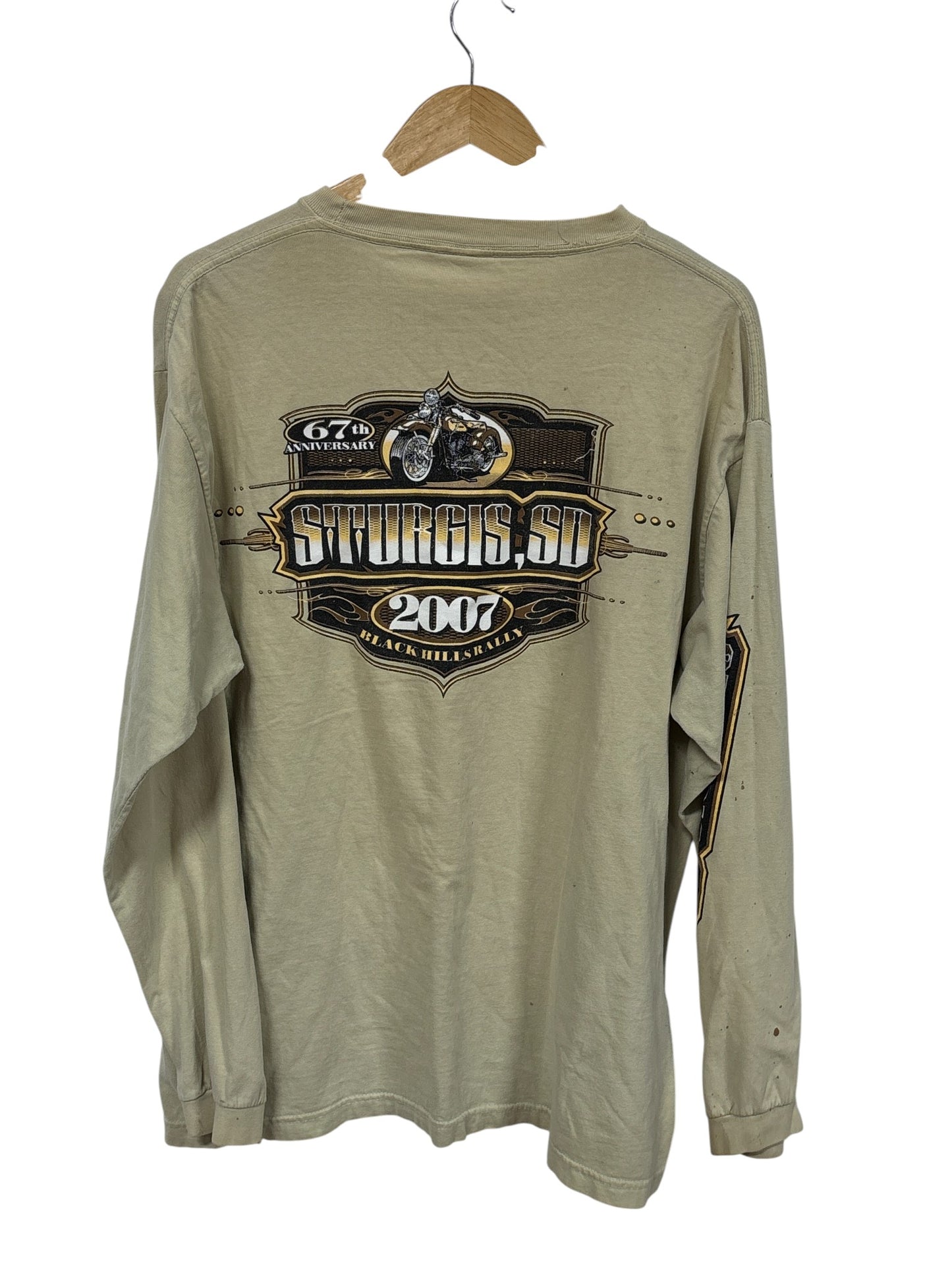 Harley Davidson Sturgis Black Hills Biker Long Sleeve Shirt Size XL