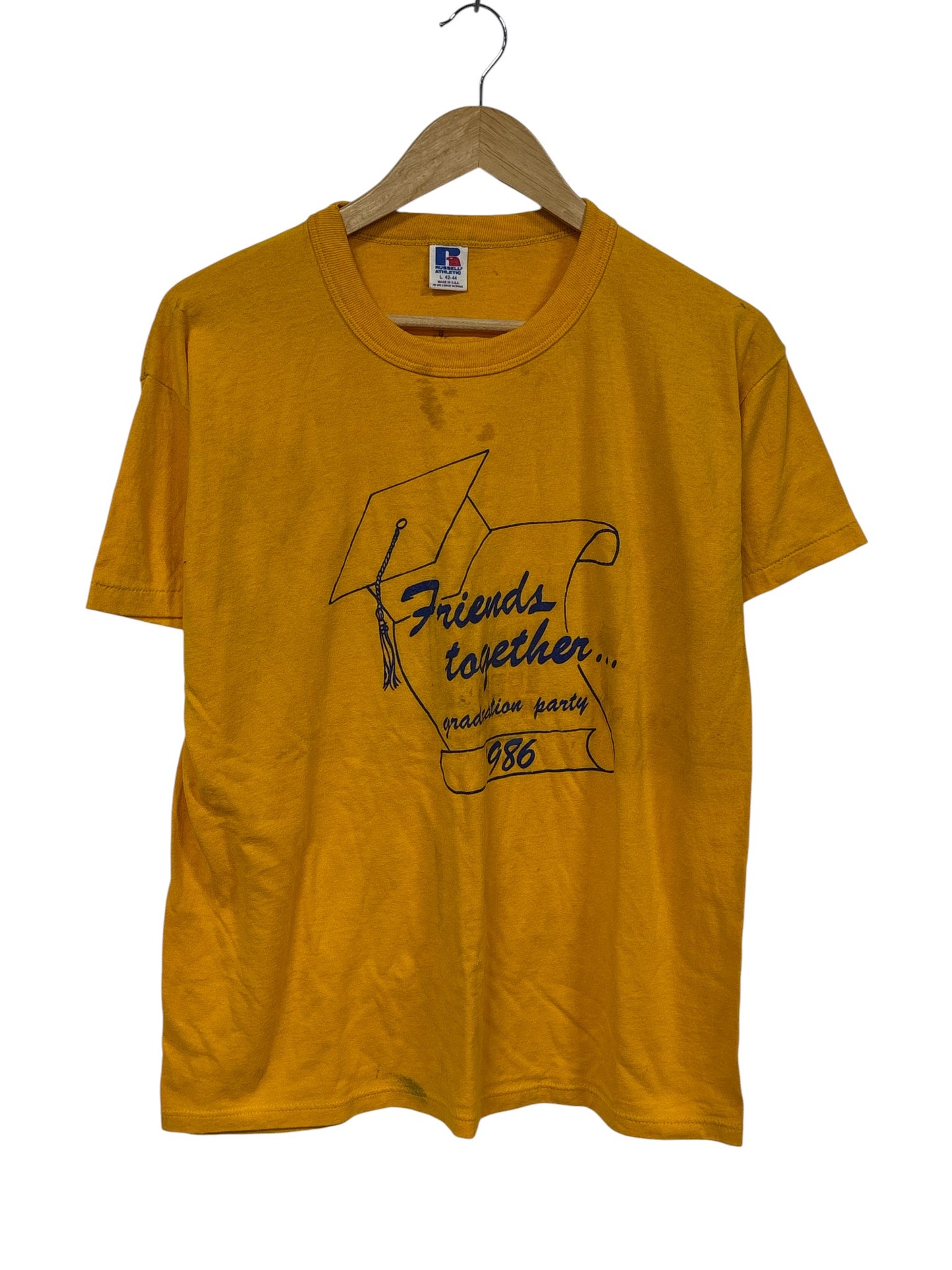 Vintage Montana State University 1986 Graduation Party Tee Size Large