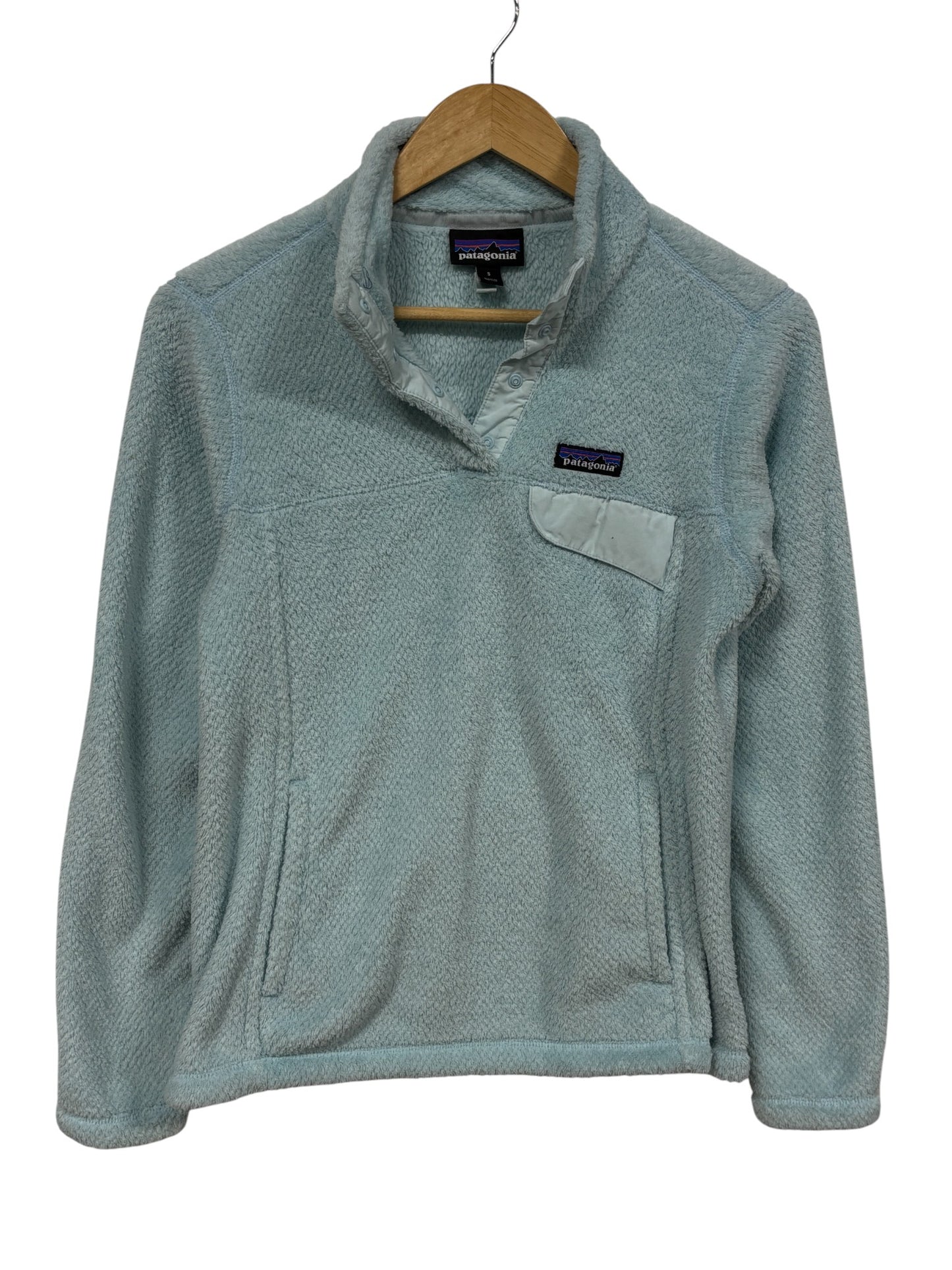 Patagonia Blue Re Tool Snap T Women's Sweater Size Small