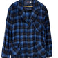 Vintage Pendleton Blue Plaid Wool Jacket Made in USA Size XL