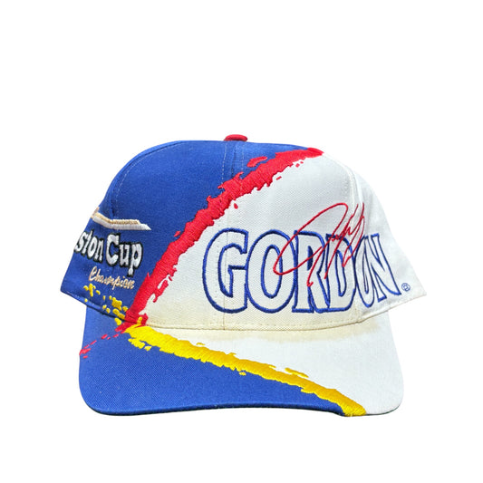 Vintage 90's Jeff Gordon NASCAR Winston Cup Paint Splatter Hat