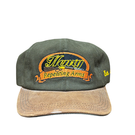 Vintage 90's Henry Repeating Arms Leather Brim Snapback Hat