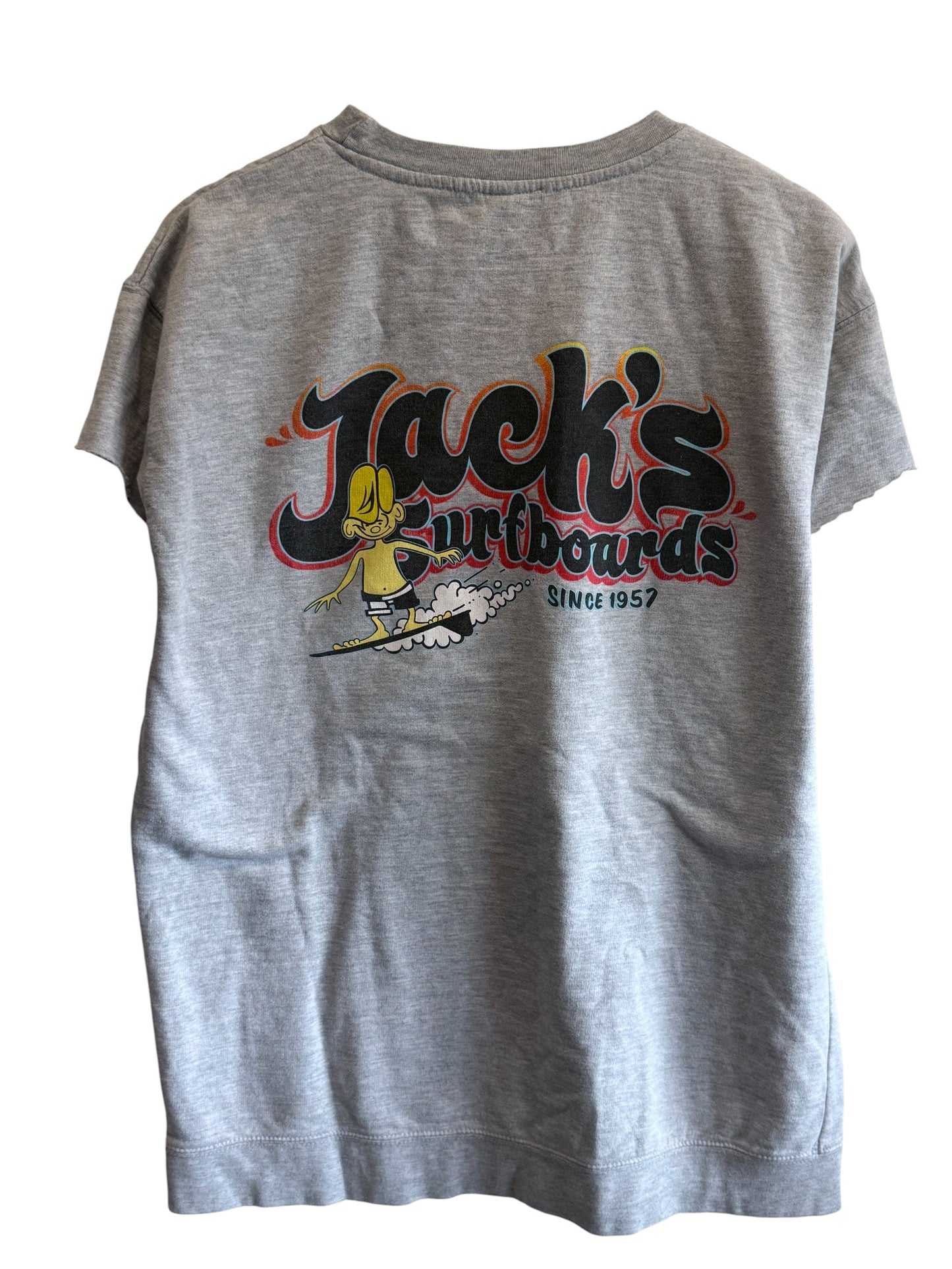 Vintage 90's Jack's Surfboards Cutoff Graphic Surfing Tee Size XL