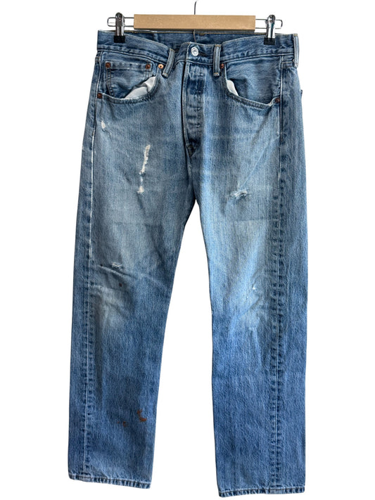Vintage 90's Levi's 501 Medium Wash Denim Jeans Size 31x29