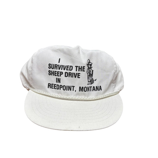 Vintage 90's Reedpoint Montana Sheep Drive Snapback Hat