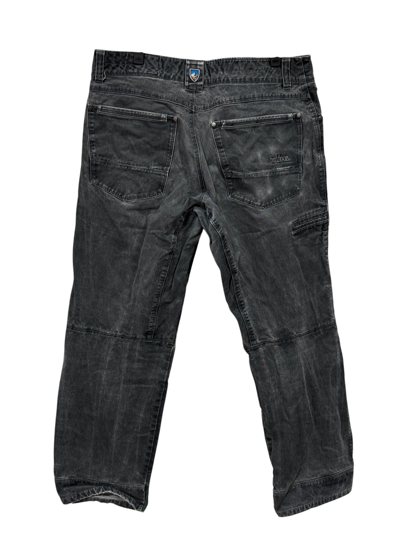 Kuhl Grey Double Knee Denim Jeans Size 34x30