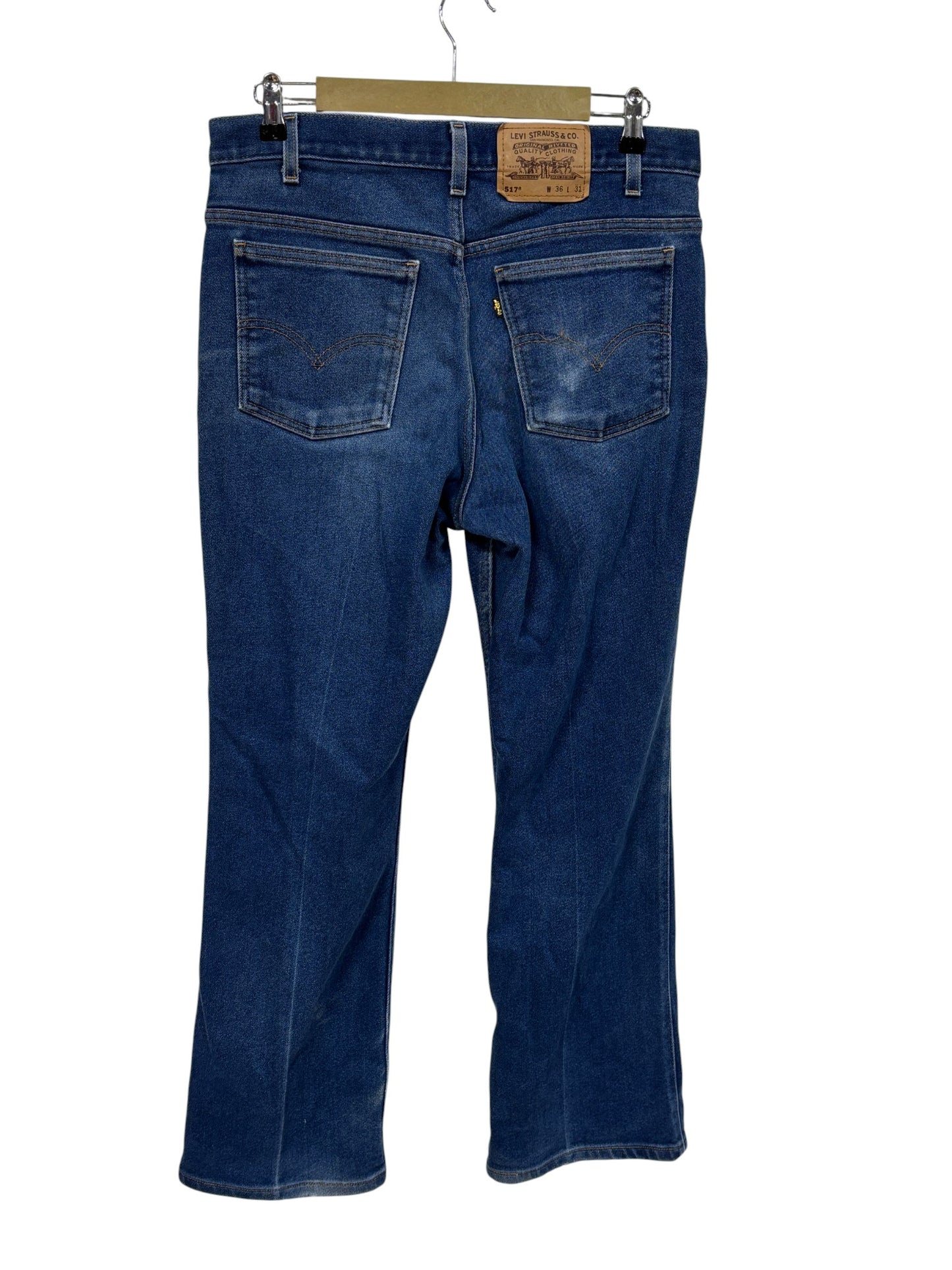 Vintage 90's Levi's 517 Boot Cut Denim Jeans Size 36x32