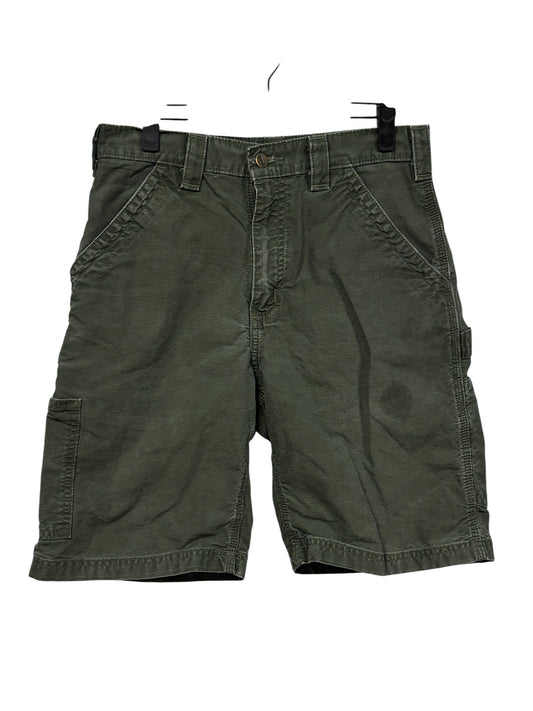 Vintage Carhartt Olive Green Carpenter Shorts Size 30