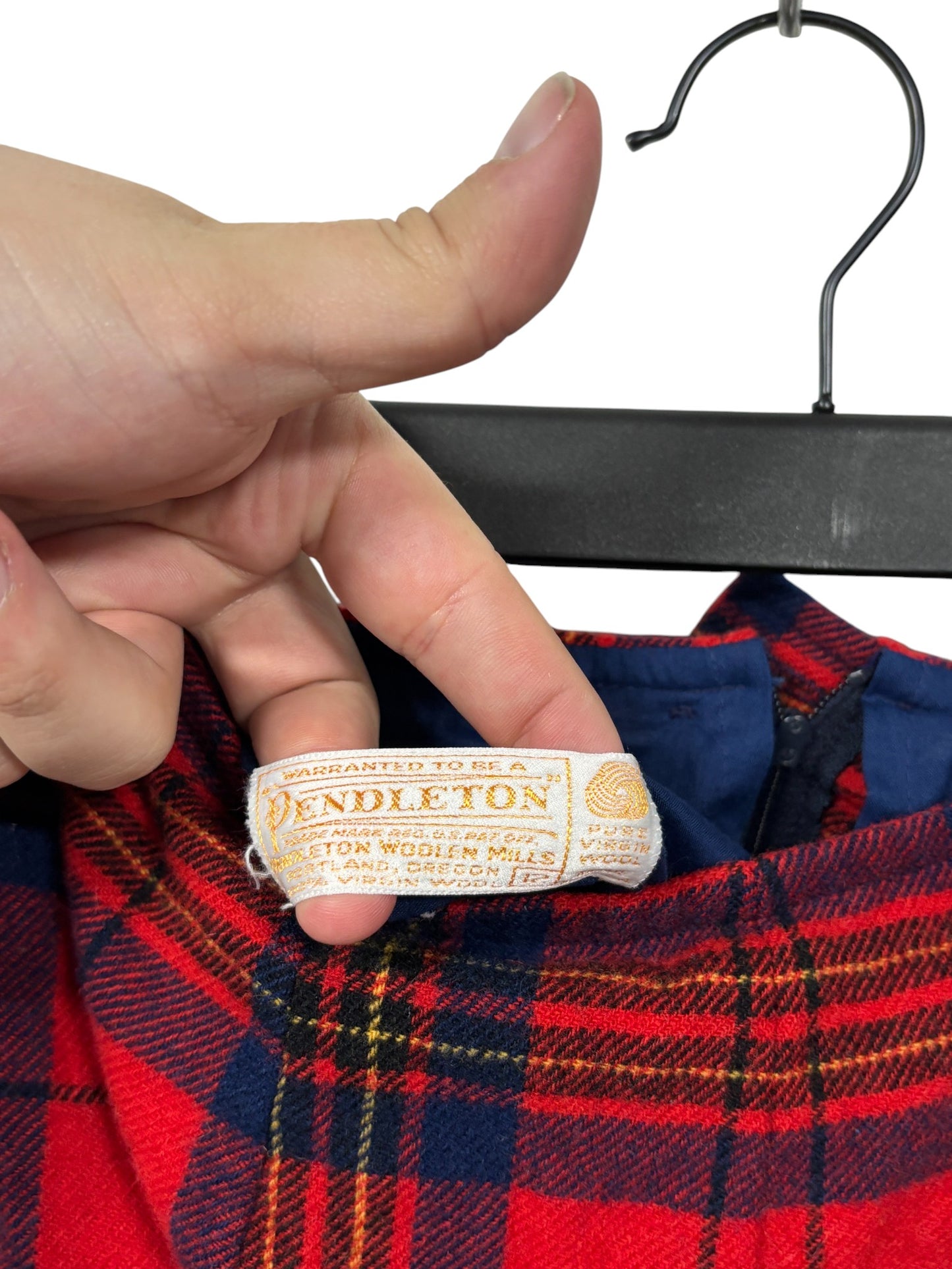 Vintage Women's Pendleton Red Wool Pants Size 12