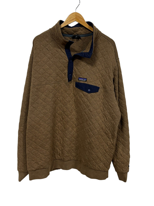 Patagonia Organic Cotton Quilt Snap T Pullover Sweater Size XXL