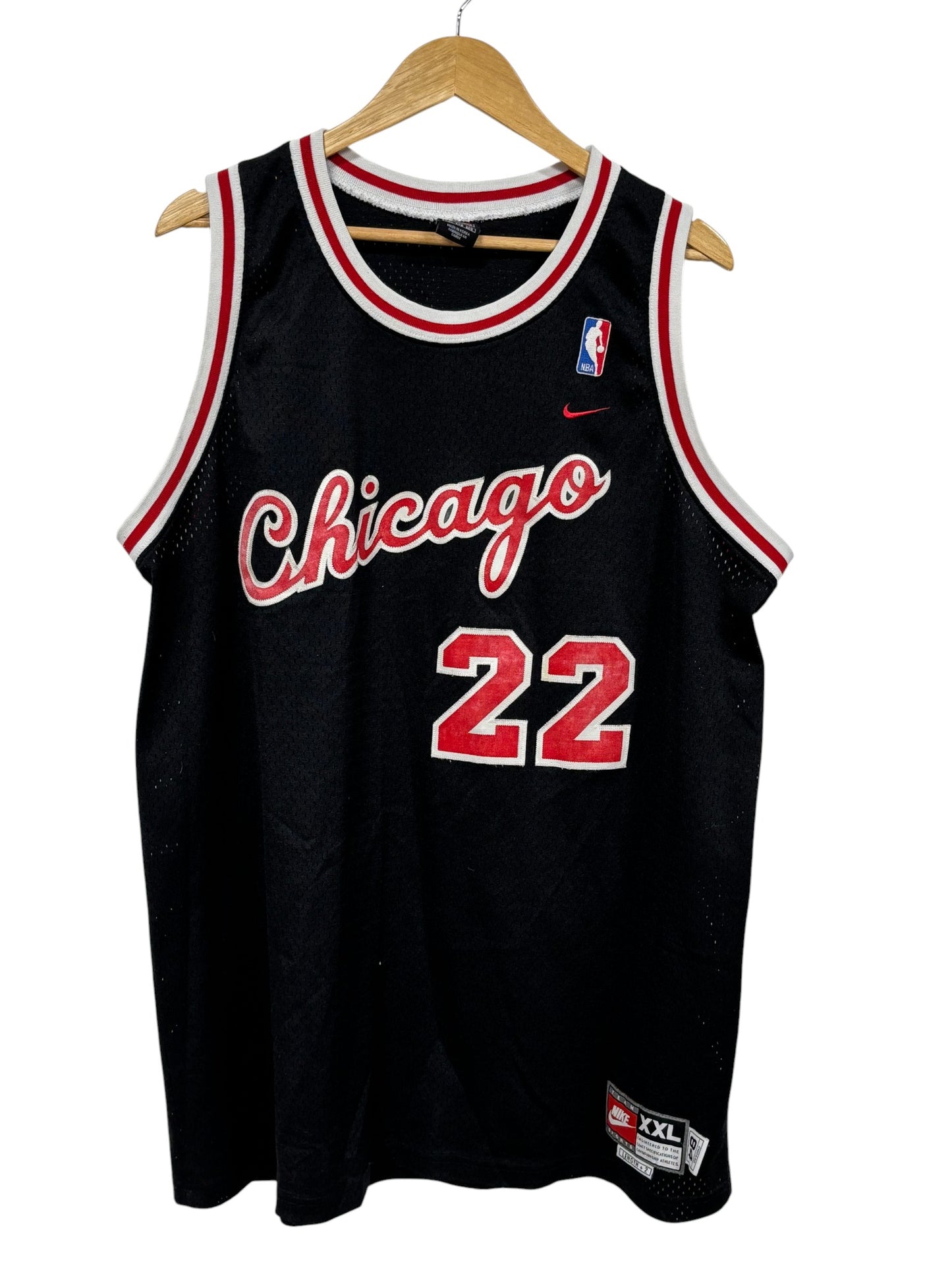 Vintage 90's Nike Chicago Bulls #22 Jay Williams Jersey Size XXL