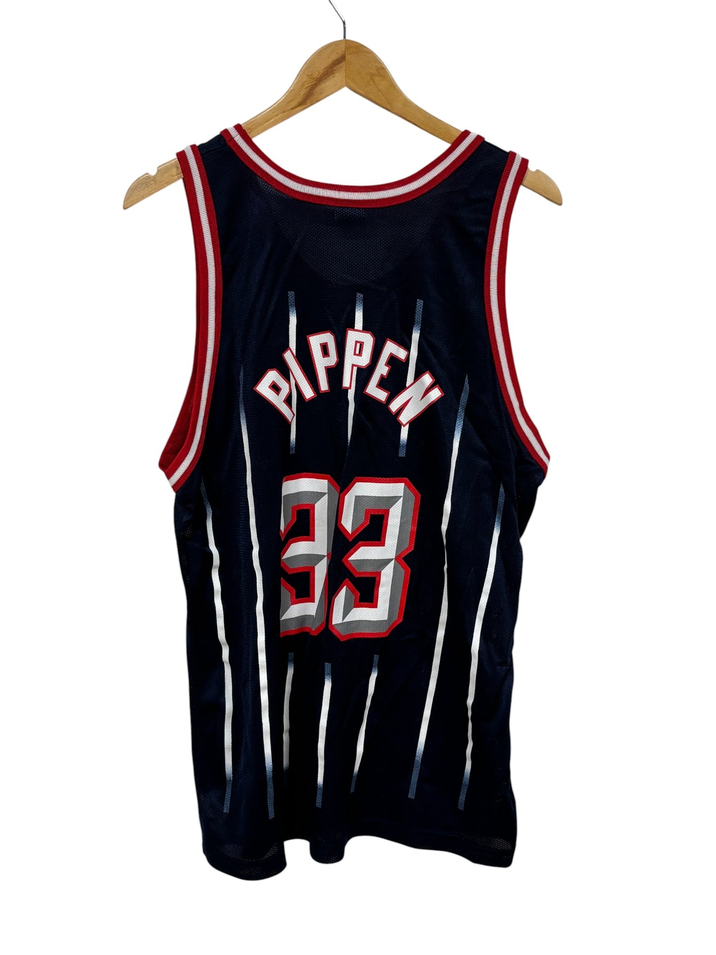 Vintage Champion Houston Rockets Scottie Pippen #33 Jersey Size Large