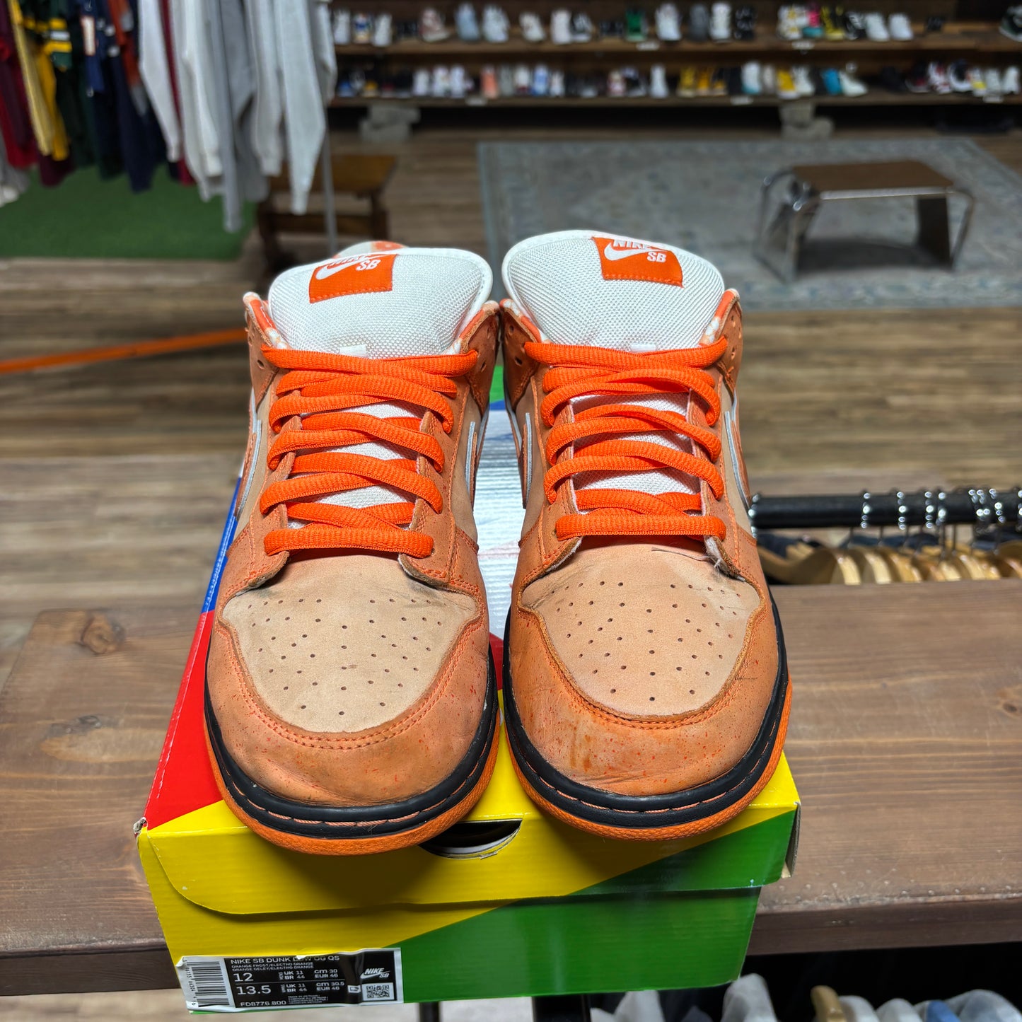 Nike SB Dunk Low 'Orange Lobster' Size 12