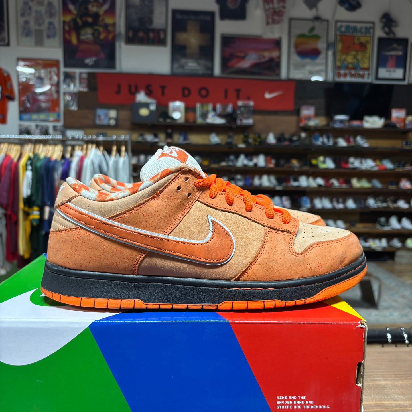 Nike SB Dunk Low 'Orange Lobster' Size 12