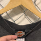 Vintage Harley Davidson Washed Black Sturgis South Dakota Biker Tee Size XL