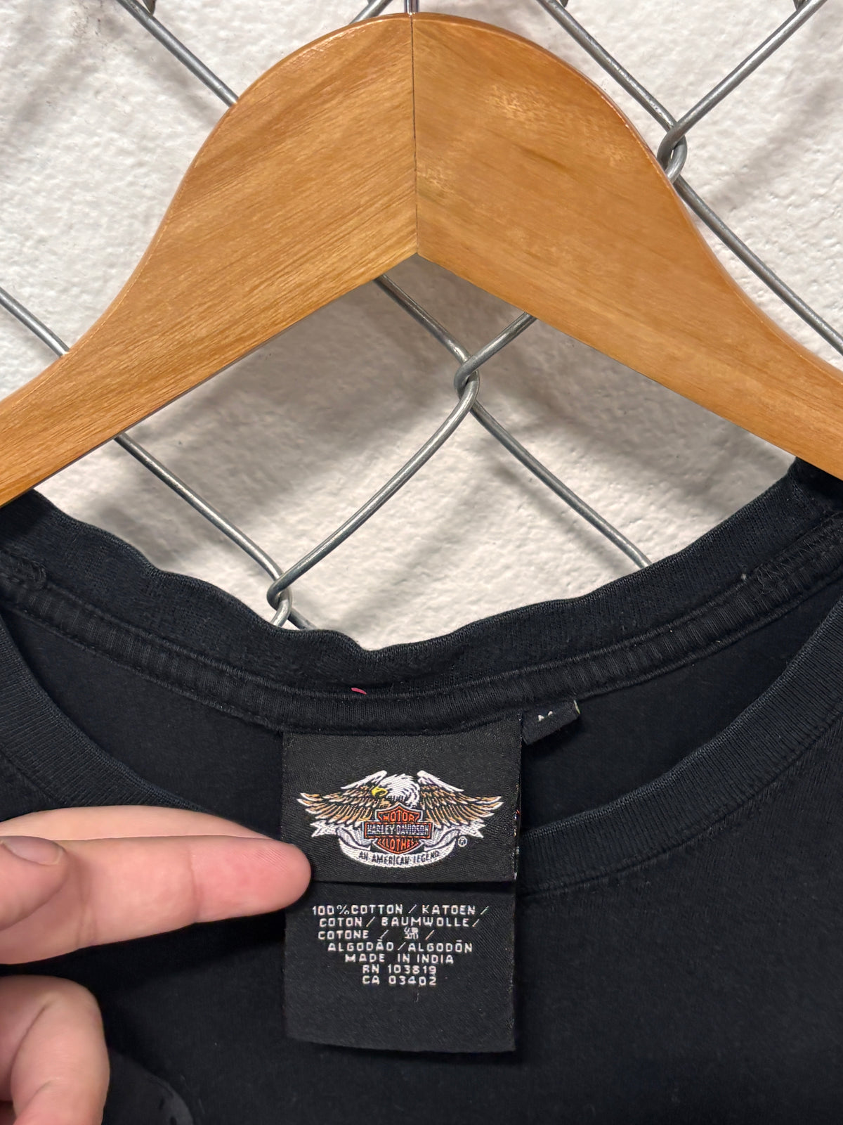 Harley Davidson Cycles Skull Biker Graphic Tee Size Medium