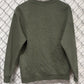 Y2K Quiksilver Classic Logo Green Crewneck Sweater Size Small