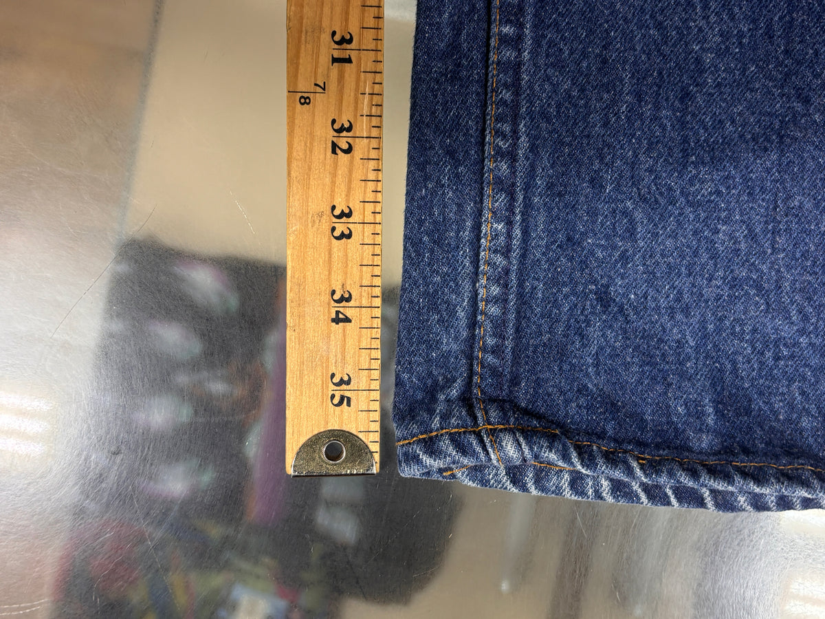 Vintage 80's Levi's 2501-0117 501 Button Fly Denim Jeans Size 33x36