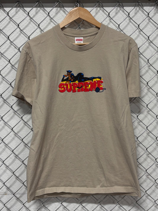 Supreme Catwoman Brown Graphic Tee Size Large