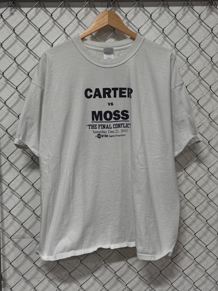 Vintage Carter vs Moss Final Conflict Snowtime Sports Randy Moss Vikings Tee Size XXL