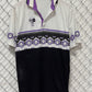 Vintage 90's PBA Tour Aztec Print Bowling Polo Shirt Size Large