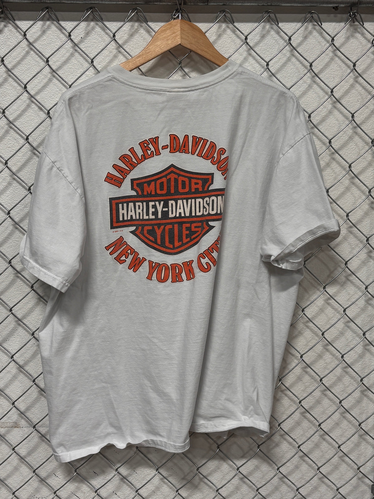 Harley Davidson New York City Pocket Biker Tee Size XXL