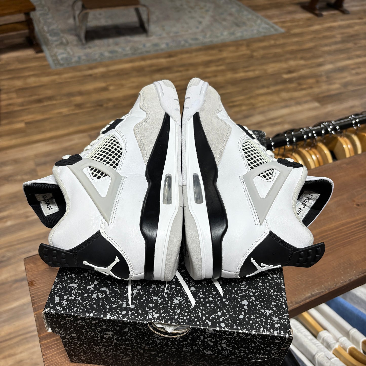 Jordan 4 'Military Black' Size 8